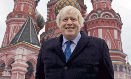 Boris Johnson w Moskwie, jeszcze jako szef dyplomacji (grudzień 2017 r.). Jego związki z rosyjskimi 