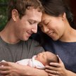 Mark Zuckerberg z żoną Priscillą i córeczką Max