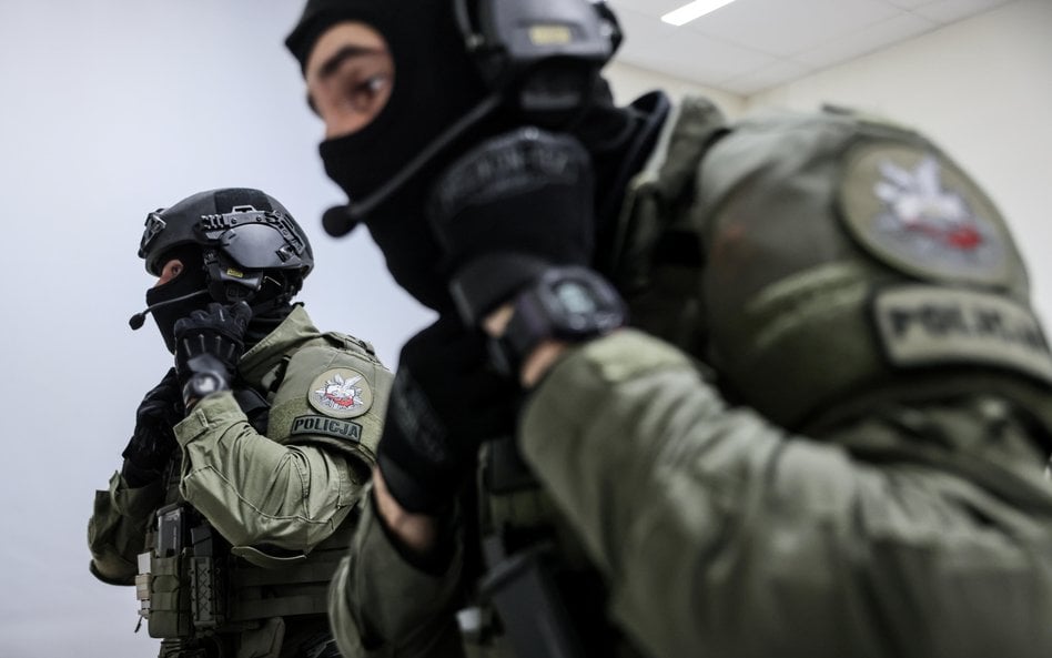 Funkcjonariusze CBŚP