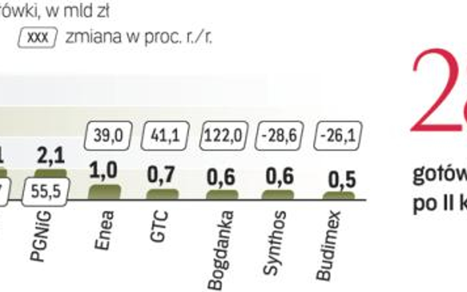 W trudnych czasach liczą się pieniądze. Wzrost gotówki w kasach spółek może wskazywać, że wciąż żywe