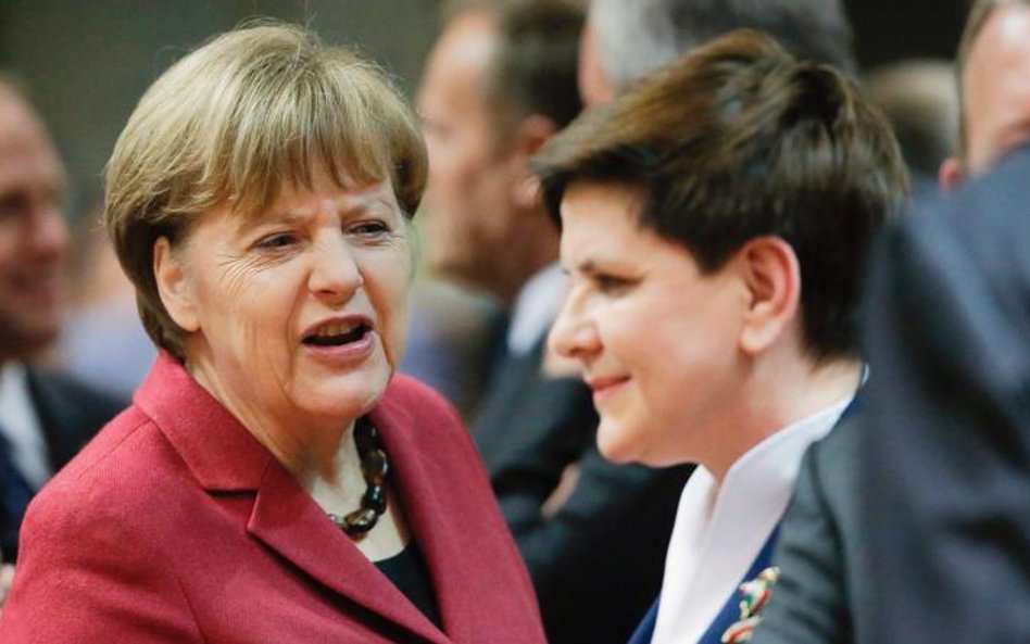 Czwartek w Brukseli kanclerz Angela Merkel i premier Beata Szydło