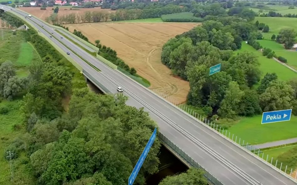 Wizualizacja autostrady D35 w Czechach