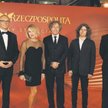 Laureat podczas gali. Na zdjęciu od lewej: Tomasz Jażdżyński, Dorota Hajdarowicz, Grzegorz Hajdarowi