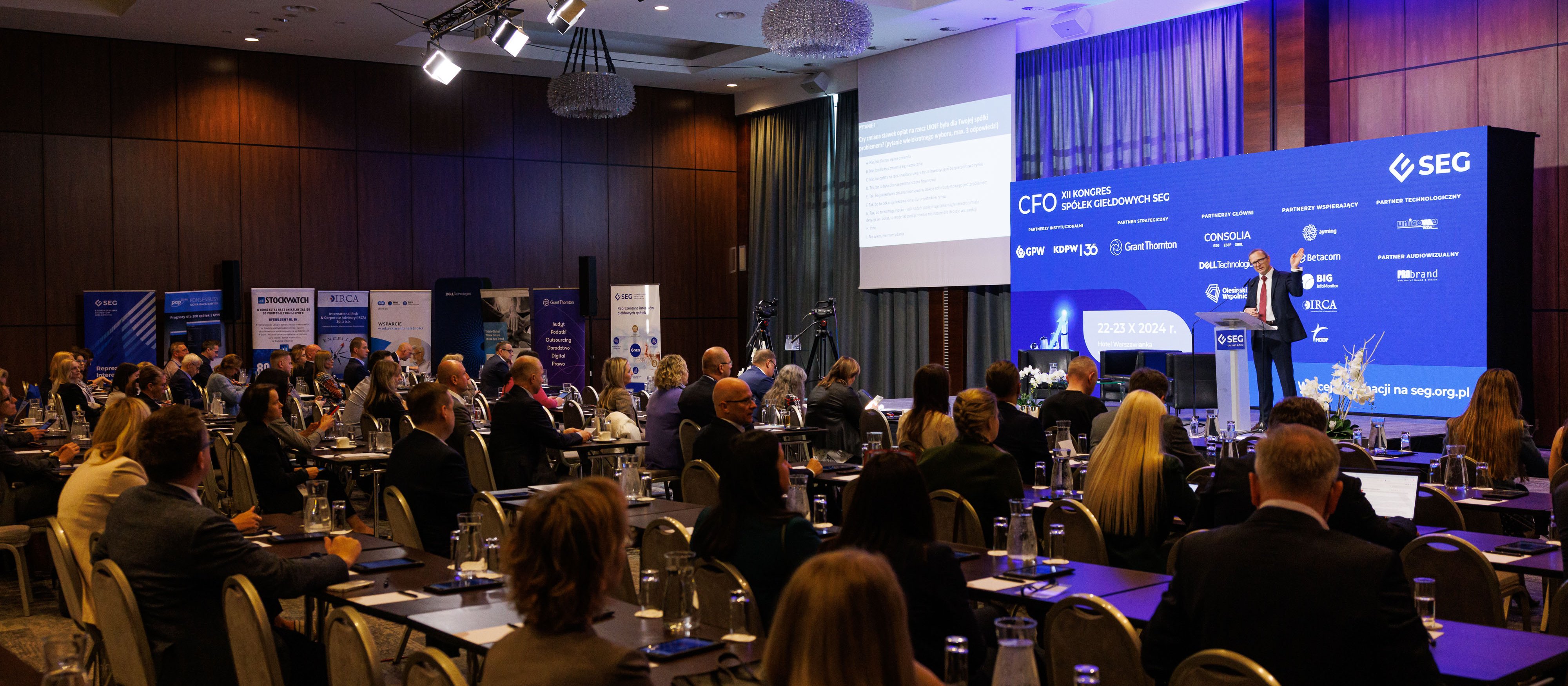 21-22 października br. odbędzie się XIII edycja Kongresu CFO Spółek Giełdowych SEG