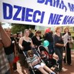 Rodzice niepełnosprawnych protestowali przed kancelarią premiera