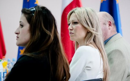 Magdalena Ogórek rozmawiała z opiekunami osób niepełnosprawnych