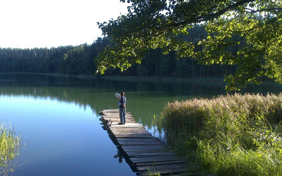 Krzysztof Topolski, dokumentacja projektu Nagrania terenowe, Jezioro Jałowo, wieś Kurianki, 2013, fo