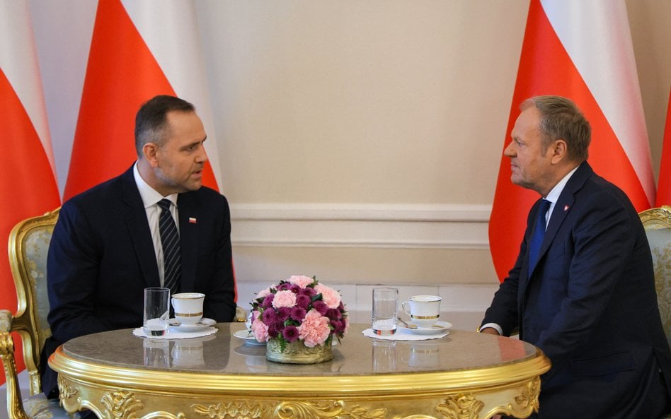 Karol Nawrocki i Donald Tusk
