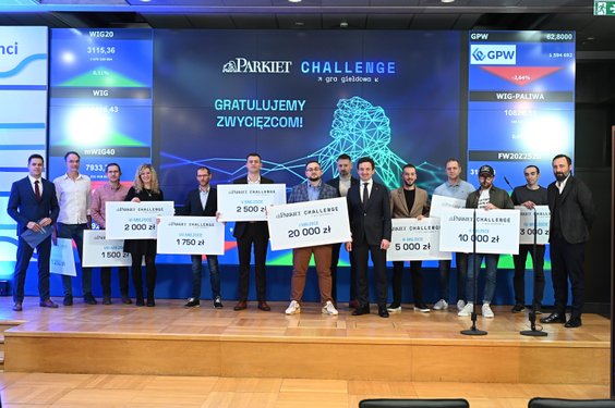 Do finału Parkiet Challenge zakwalifikowało się dziewięcioro najlepszych uczestników po pierwszym, t