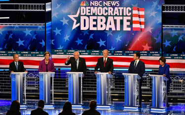 Debata prawyborcza w USA: Wszyscy przeciw Bloombergowi