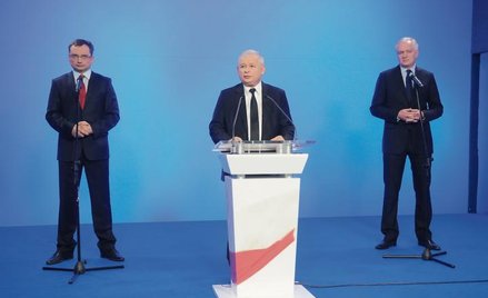 Prezes PiS jak dotąd potrafił pogodzić swoich koalicjantów Zbigniewa Ziobrę i Jarosława Gowina