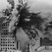 Gmach Prudentialu trafiony pociskiem ciężkiego moździerza 28 sierpnia 1944
