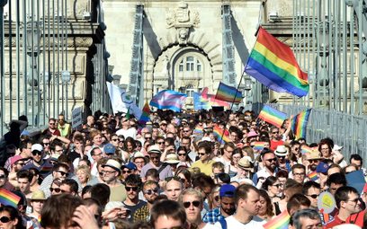 Manifestacja LGBTQ+ w Budapeszcie