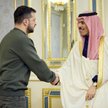 Wołodymyr Zełenski i Fajsal bin Farhan Al-Saud