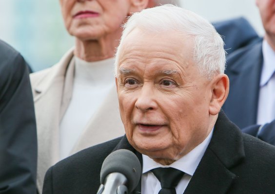 Prezes PiS Jarosław Kaczyński na konferencji prasowej w Słubicach mówił m.in. o sprawie migrantów, k