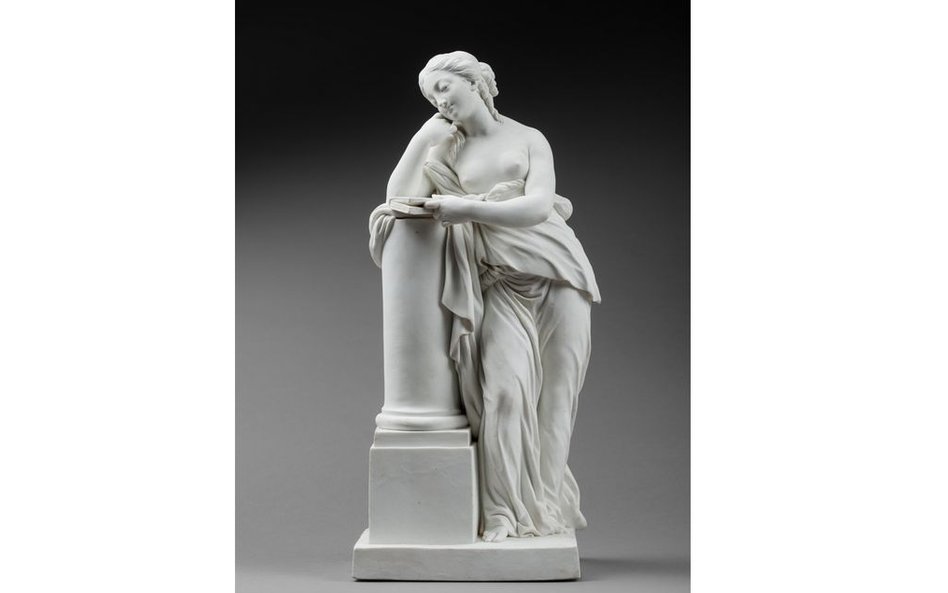 Louis-Simon Boizot, Medytacja, królewska manufaktura porcelany w Sevres, 1775-1785