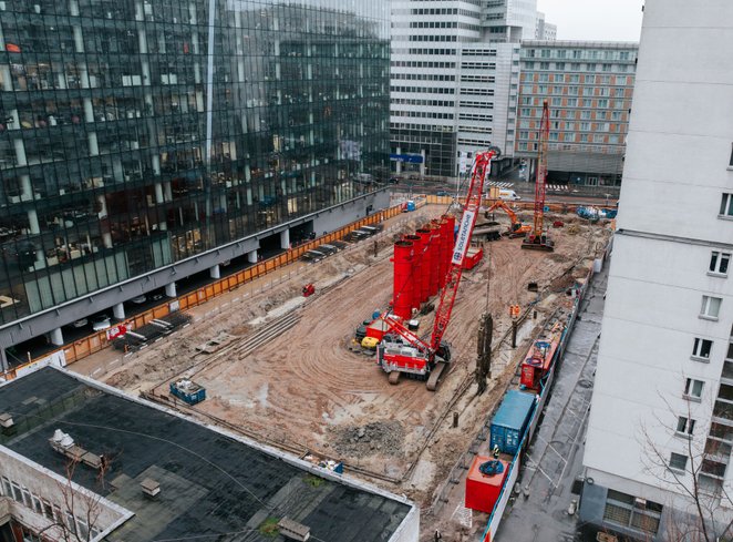 Po zakończeniu prac podziemnych rozpocznie się realizacja konstrukcji nadziemnej.