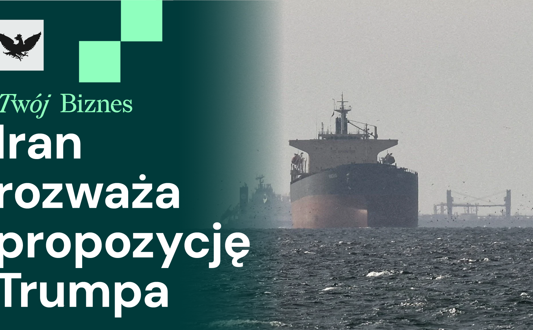 Iran analizuje plan Trumpa, boom na centra danych, PKP Cargo wychodzi na prostą