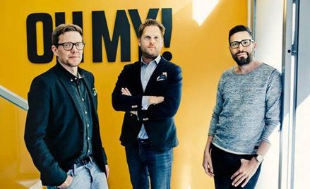 Założyciele Oh My (od lewej): Niclas Wikström, Christian Albinsson i Marcus Tiburzi