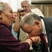 Anna Walentynowicz i Jarosław Kaczyński
