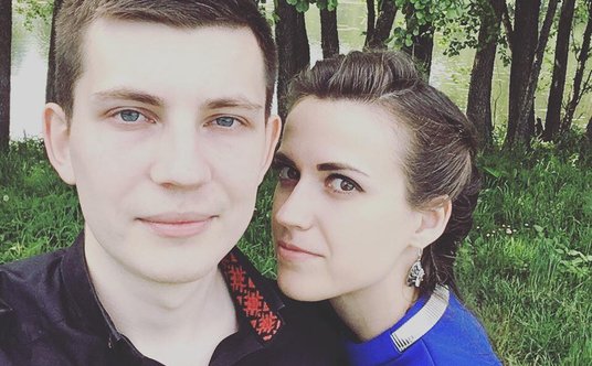 Ihar i Daria Łosikowie przed aresztowaniem