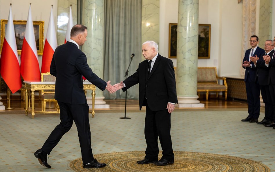 Andrzej Duda i Jarosław Kaczyński