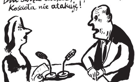 Komentarz rysunkowy. W niedzielę Kościoła nie atakuję