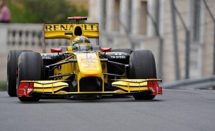 Robert Kubica w bolidzie Renault