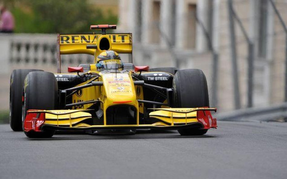 Robert Kubica w bolidzie Renault