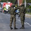 Służby na miejscu zdarzenia w miejscowości Wyryki, 10 września