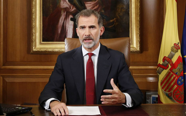 Król Hiszpanii potępia organizatorów referendum