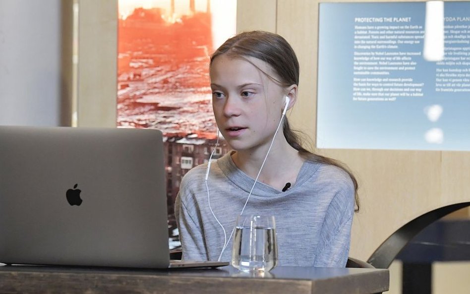 Thunberg: Walka ze zmianami klimatycznymi powinna trwać mimo pandemii