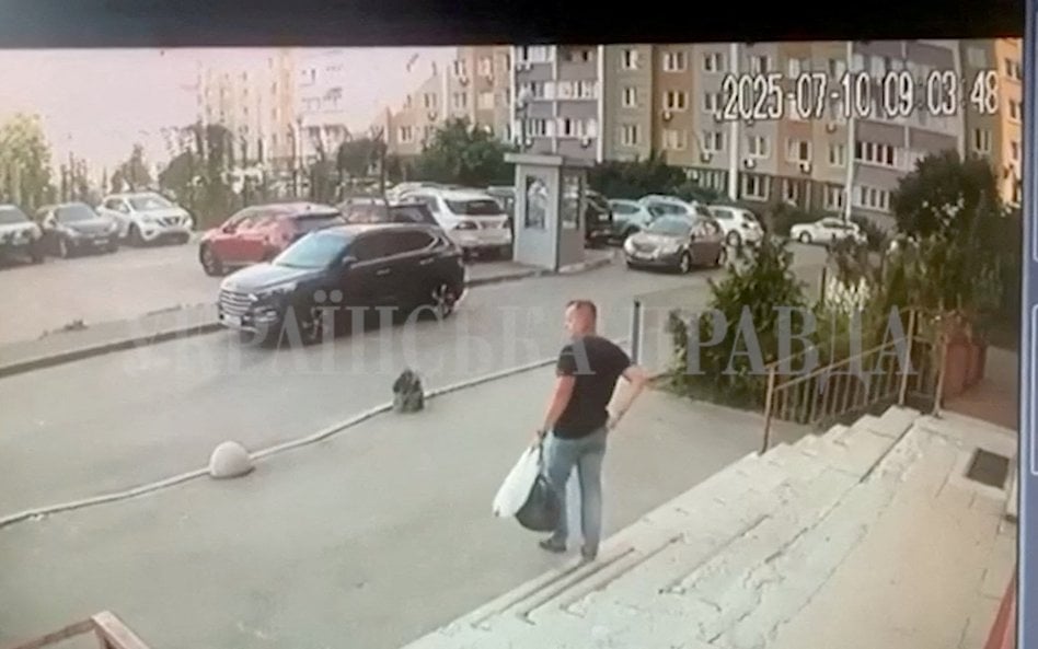 Pułkownik Iwan Woronycz na chwilę przed zamachem