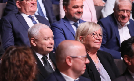 Prezes PiS Jarosław Kaczyński i prezes Trybunału Konstytucyjnego Julia Przyłębska