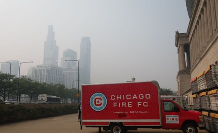 W zadymionym z powodu pożarów Chicago nie można było rozegrać meczu MLS