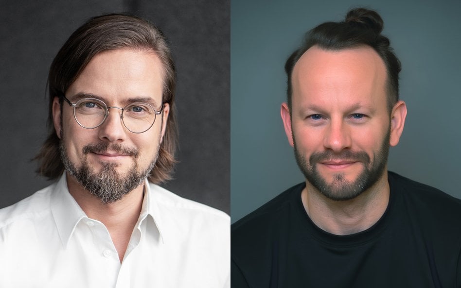 Krzysztof Misiak, szef na Polskę i Richard Pickering, dyrektor ds. strategicznego prognozowania w Cu
