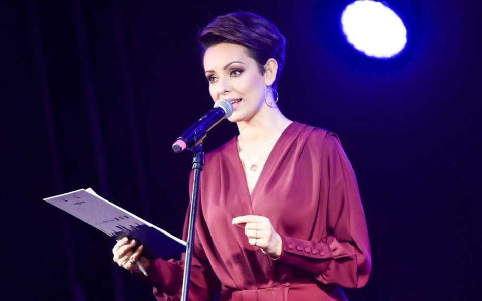 Spotkanie prowadziła prezenterka pogody Dorota Gardias