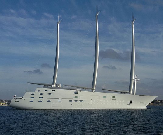 A, jacht Andrieja Mielniczenki.