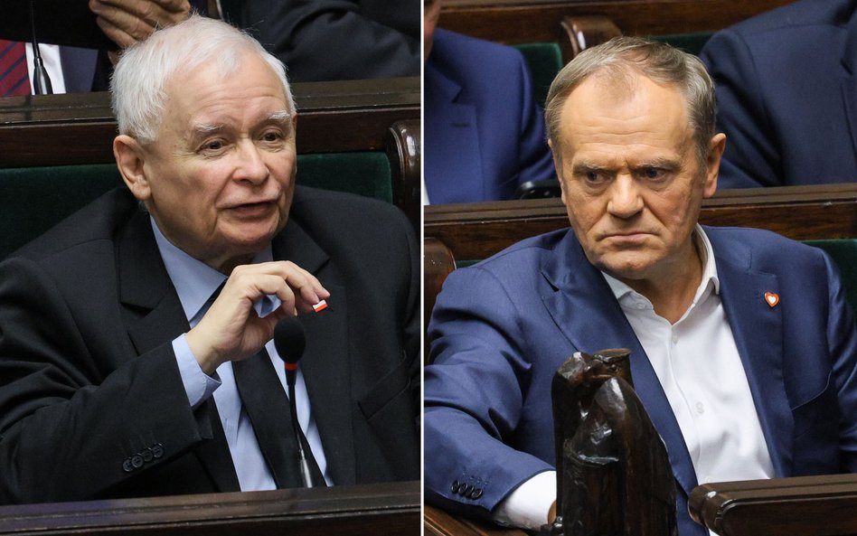 Jarosław Kaczyński i Donald Tusk