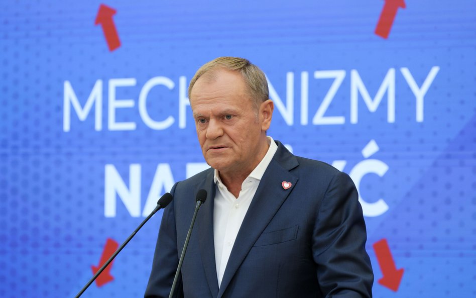 Premier Donald Tusk mówił o odzyskiwaniu mienia Skarbu Państwa wydanego niezgodnie z prawem