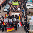 Demonstracja skrajnej prawicy we Frankfurcie nad Odrą