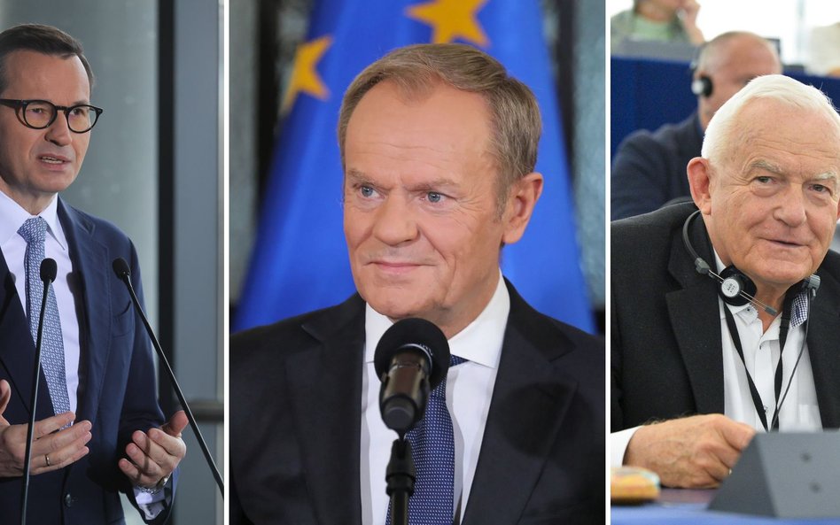 Mateusz Morawiecki, Donald Tusk i Leszek Miller