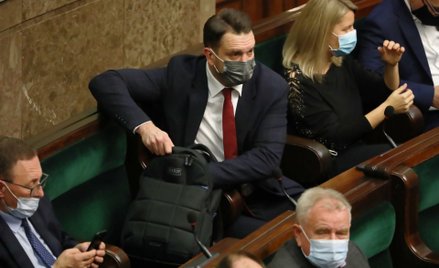 Łukasz Mejza w sejmowych ławach