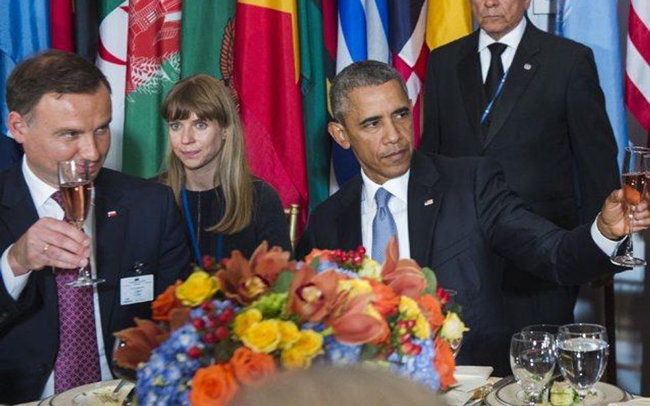Jeszcze we wrześniu 2015 r. podczas sesji ONZ Andrzej Duda siedział przy obiedzie obok Baracka Obamy