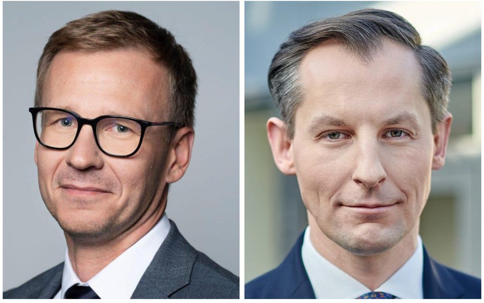 Marcin Fojudzki, członek zarządu Benefitu Systems i Tomasz Chróstny, prezes UOKiK-u.