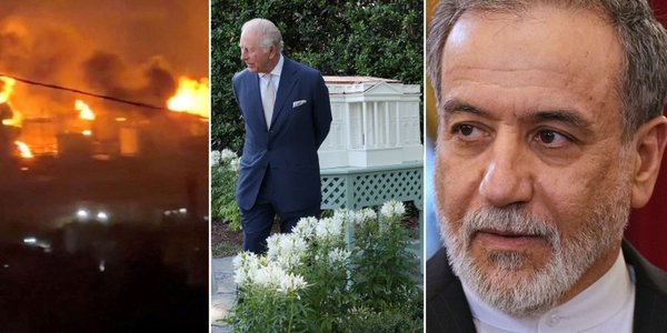 Karol III wizytę w USA rozpoczął od zobaczenia ula. W Rosji płonie rafineria