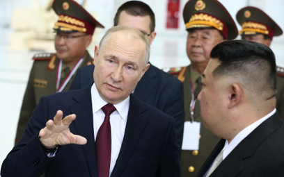 Władimir Putin i Kim Dzong Un