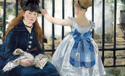 Edouard Manet „Kolej” („Gare Saint-Lazare”), 1873; Fot.. Courtesy of National Gallery of Art, Washin