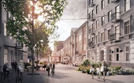 Piesi zyskają prawo do korzystania z całej szerokości ulicy. Nawierzchnia zostanie wykonana z estety