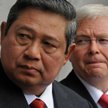 Prezydent Susilo Yudhoyono i były premier Australii Kevin Rudd